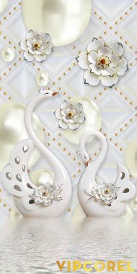 File PSD Tranh bình hoa treo tường 3D đẹp #44 (gốc) cho in quảng cáo