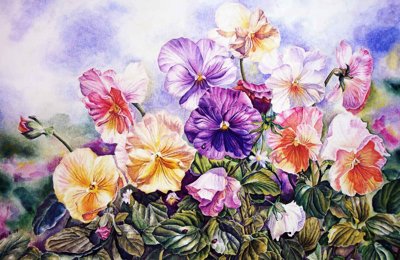 File tranh in tráng gương Tranh dán tường 3D Châu Âu sang trọng #42 (siêu nét)