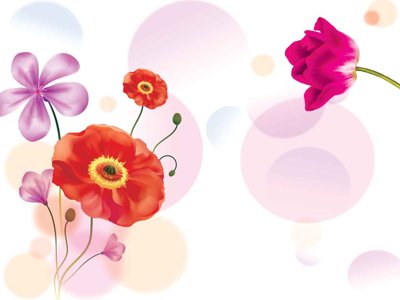 Tải file Tranh dán tường 3D hoa nghệ thuật hiện đại #134 (gốc) in nhanh