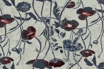 Ảnh mô tả file gốc in mica Tranh dán tường 3D hoa nghệ thuật hiện đại #20