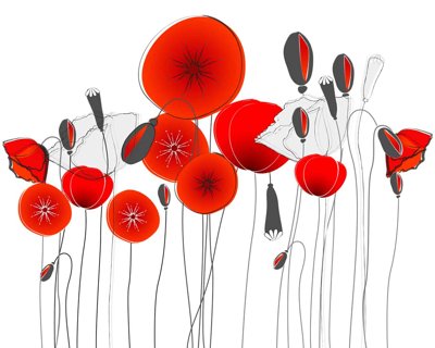 Download file Tranh dán tường 3D hoa nghệ thuật hiện đại #43 (gốc) cho xưởng in