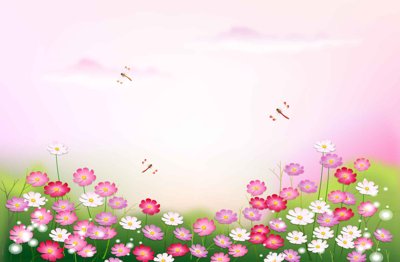 Tải file gốc Tranh dán tường 3D những bông hoa cánh bướm #25 (bản PSD) đầy đủ layer