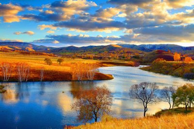 Tải về file gốc Tranh dán tường 3D phong cảnh hữu tình #68 (chuẩn in ấn)