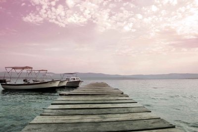 File tranh PSD Tranh dán tường 3D phong cảnh hữu tình #83 chất lượng cao