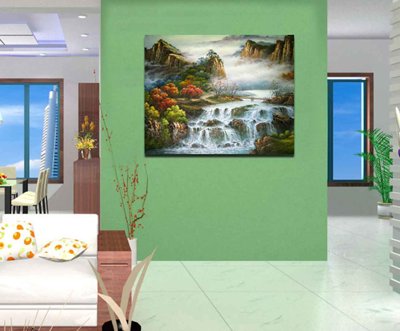 Chi tiết file gốc Tranh ghép phong cảnh treo tường trang trí phòng #25 (cho in tráng gương)