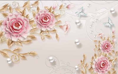 File in trần Tranh hoa nổi 3D - Tranh hoa dán tường 3D #69 (file gốc) chủ đề vũ trụ