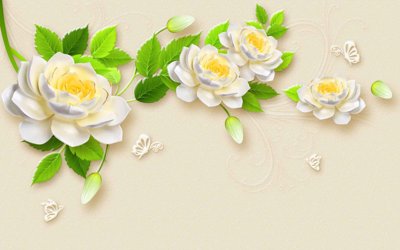 File in trần Tranh hoa nổi 3D - Tranh hoa dán tường 3D #70 (bản gốc) trời sao