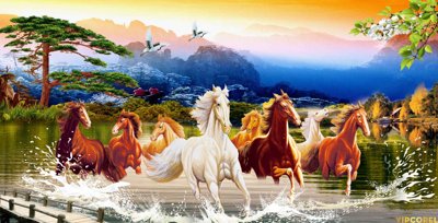 Tải về hình ảnh gốc Tranh ngựa Mã Đáo Thành Công #37 sắc nét