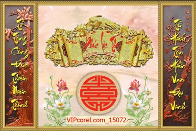 Tải file Tranh phòng thờ, bàn thờ, mâm ngũ quả file PSD 15072 (ảnh gốc) in tráng gương