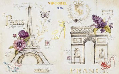 File gốc Tranh tường quán cà phê #15 file tif (in tráng gương) nghệ thuật