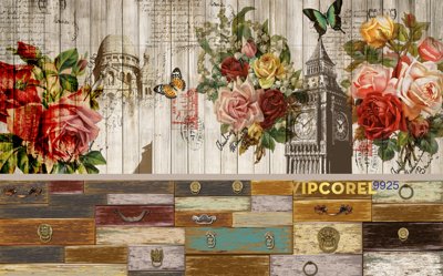 File tranh Tranh tường quán cà phê #43 file PSD (bản gốc) trang trí văn phòng