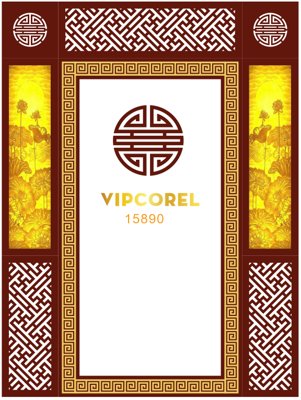 Tải file Vách CNC ốp tường sau bàn thờ #110 file corel (ảnh gốc) file AI/EPS