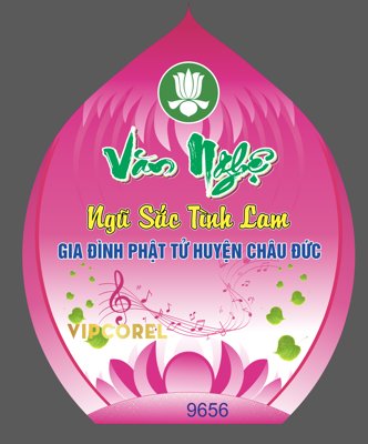 File tranh gốc Văn nghệ ngũ sắc Tình Lam - gia đình phật tử (bản quyền) Filetranh.com