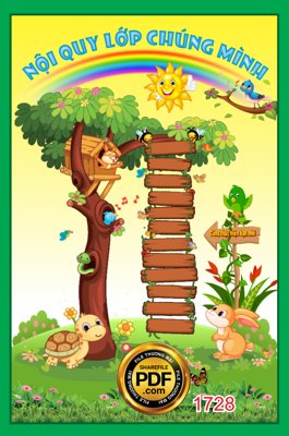 File tranh [VIP] Nội quy lớp học #6 file PDF & CDR (gốc) in backlit film