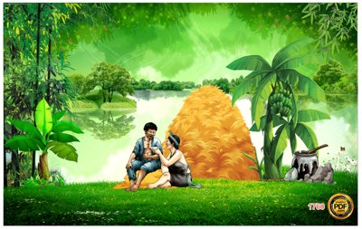 Tải file gốc [VIP] Tranh Chí Phèo và Thị Nở file PDF & CDR dùng cho in ấn