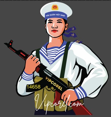 File gốc Vector Hải Quân Việt Nam file PDF & Corel (phong cách) châu Âu