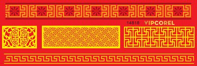 Tải file Vector Hoa văn chữ vạn trang trí phật giáo file corel (gốc) in nhanh