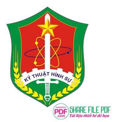 Chi tiết file gốc Vector Logo Cảnh sát kỹ thuật hình sự file PDF (cho in tráng gương)