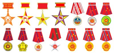 File in mica Vector Logo Huân Chương Lao Động file corel (ảnh gốc) đẹp