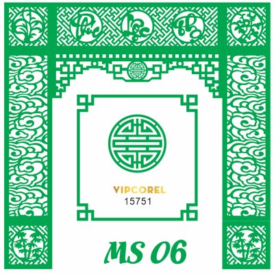 File gốc Vector Vách ngăn CNC phòng thờ #6 file corel (in ấn) không giới hạn