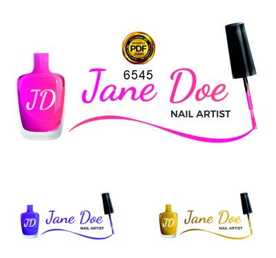 Tải file gốc Vector làm nail - sơn móng tay file ảnh PNG (in khổ lớn) không mờ