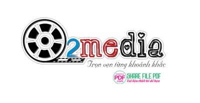 Tải file gốc Vector logo O2 Media file vector PDF (in khổ lớn) không mờ