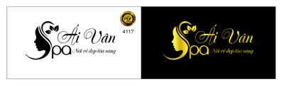 File gốc in ấn Vector logo Spa Ái Vân - nơi vẻ đẹp tỏa sáng file corel độ phân giải cao