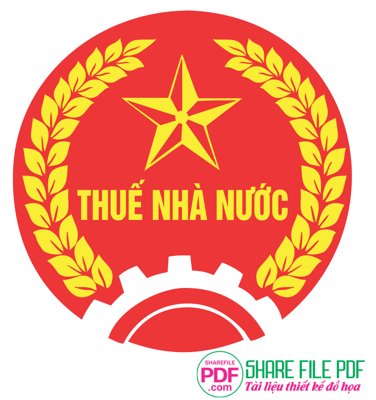 Tải file Vector logo Thuế nhà nước file PDF (gốc) in tranh tráng gương