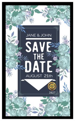 Tải file Vector wedding Invitation #162 file PDF (gốc) in ấn ngay lập tức