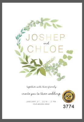 Tải file gốc Vector wedding Invitation #9 file PDF (in không vỡ ảnh)