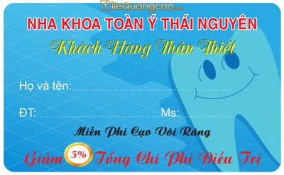 File PSD Voucher Nha Khoa giảm 5% khách hàng thân thiết file CDR (gốc) nhiều lớp (multi-layer)