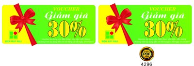 Tải file gốc Voucher giảm giá 30% siêu thị điện máy Corel (bản PSD) gốc