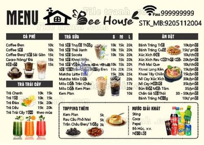 Tải file bee house (ảnh gốc) in tranh kính