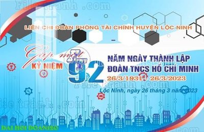 File gốc File thiết kế mẫu pano phông tranh đại hội đoàn 120 (in lụa) tranh mã đáo