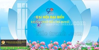 File tranh File thiết kế mẫu pano phông tranh đại hội đoàn 141 (gốc) chủ đề thành phố