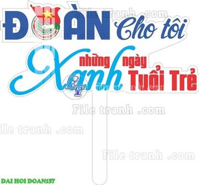 File gốc in ấn File thiết kế mẫu pano phông tranh đại hội đoàn 157 chuẩn màu CMYK