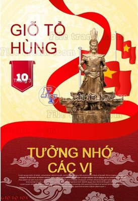 File gốc File thiết kế giỗ tổ hùng vương 104 (AI/EPS) cho in ấn