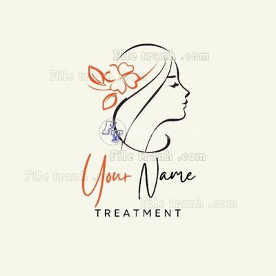 File tranh illustrated_beauty_clinic_logo_template_1 (gốc) phong cách tối giản