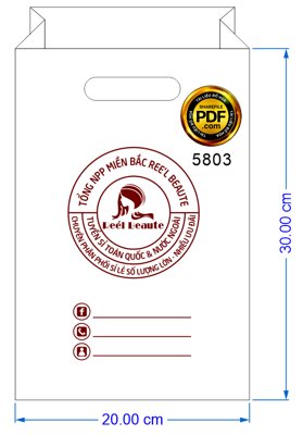 File tranh gốc in túi bóng tổng NPP miền Bắc Ree'l Beauty file corel (sắc nét từng chi tiết)