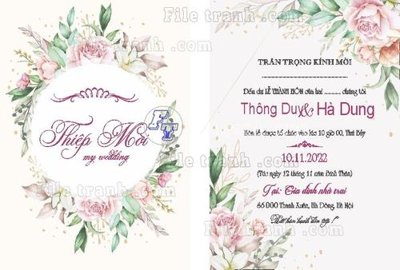 Tải file PSD mau thiep cuoi dep (11)_1 (nguyên layer) để in