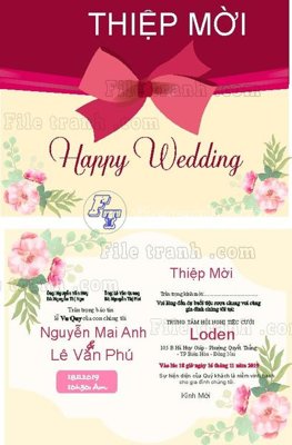 File tranh trang trí mau thiep cuoi dep (19) (tải file gốc)