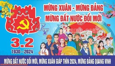 File tranh File thiết kế mẫu tranh mừng đảng mừng xuân MX124 (ảnh gốc) cho in ấn kỹ thuật số