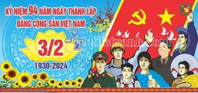 File in trần File thiết kế mẫu tranh mừng đảng mừng xuân MX127 (bản gốc) đại dương