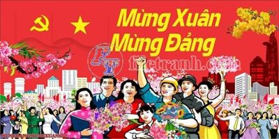 File in trần File thiết kế mẫu tranh mừng đảng mừng xuân MX130 (bản gốc) trời sao