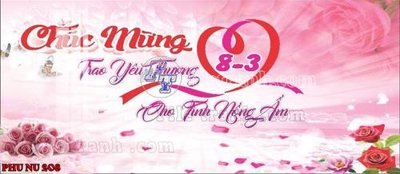 Tải file gốc File mẫu phông sân khấu quốc tế phụ nữ 8/3 mã 208 (in khổ lớn) không mờ