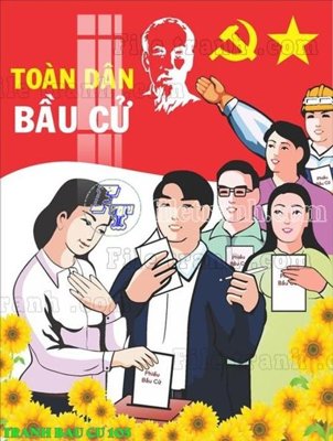 Tải file tranh File thiết kế mẫu pano phông tranh bầu cử 103 (gốc) tại Filetranh.com