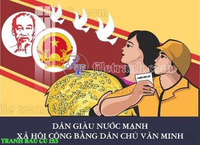 File in mica File thiết kế mẫu pano phông tranh bầu cử 123 (bản gốc) siêu trong