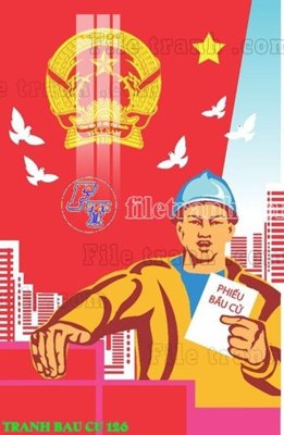 Hình ảnh gốc File thiết kế mẫu pano phông tranh bầu cử 126 (để in khổ lớn)