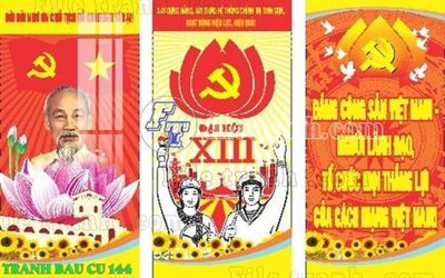 File in ấn cao cấp File thiết kế mẫu pano phông tranh bầu cử 144 (file gốc)