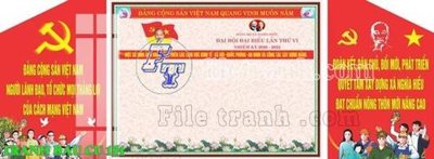 File PSD File thiết kế mẫu pano phông tranh bầu cử 151 (bản gốc) cho nhà in